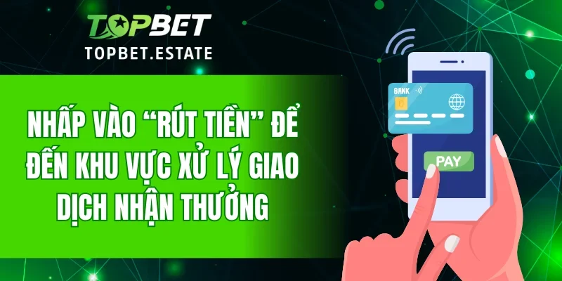 Nhấp vào “Nạp tiền” để đến khu vực xử lý giao dịch nhận thưởng