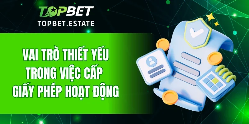 Vai trò thiết yếu trong việc cấp giấy phép hoạt động